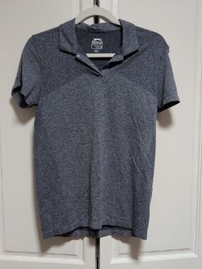 Slazenger Women's Heathered Navy Golf Polo